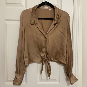 Wilfred Tie Front Blouse S